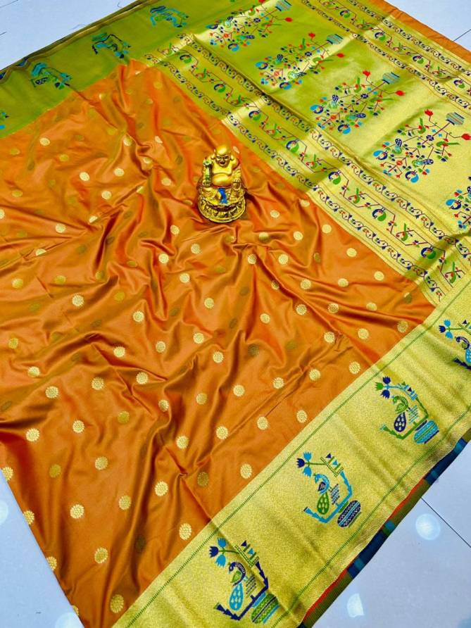 Mor Bangadi Paithani 2 Pure Silk Wedding Sarees Catalog